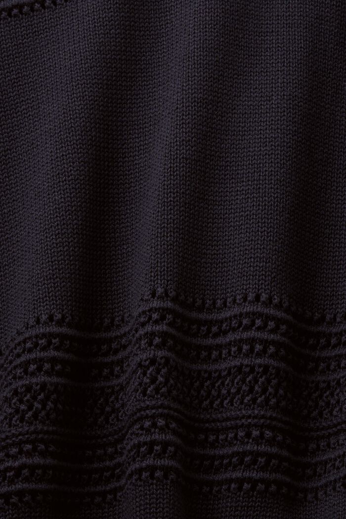 Pullover im Lochstrick, BLACK, detail image number 4