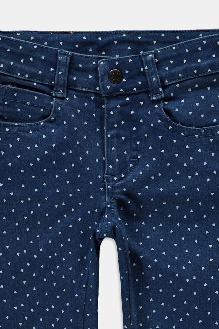 Jeans in gerader Passform mit Print, BLUE MEDIUM WASHED, detail image number 2