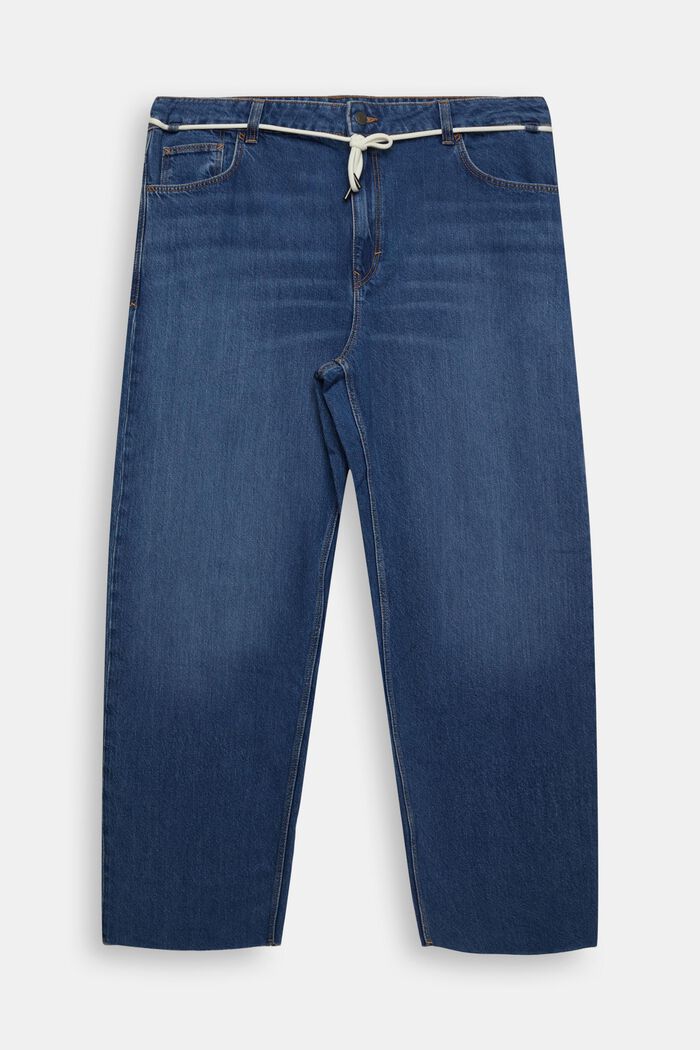 Jeans in Dad-Passform aus nachhaltiger Baumwolle, BLUE MEDIUM WASHED, detail image number 2