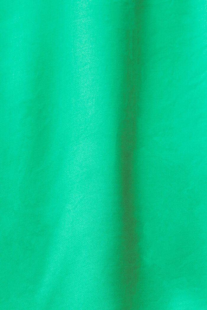 Drapiertes Top aus Satin, LIGHT GREEN, detail image number 5