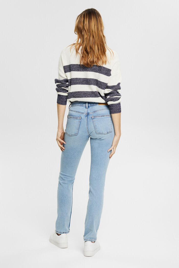 Baumwoll-Jeans mit Stretchkomfort, BLUE LIGHT WASHED, detail image number 3