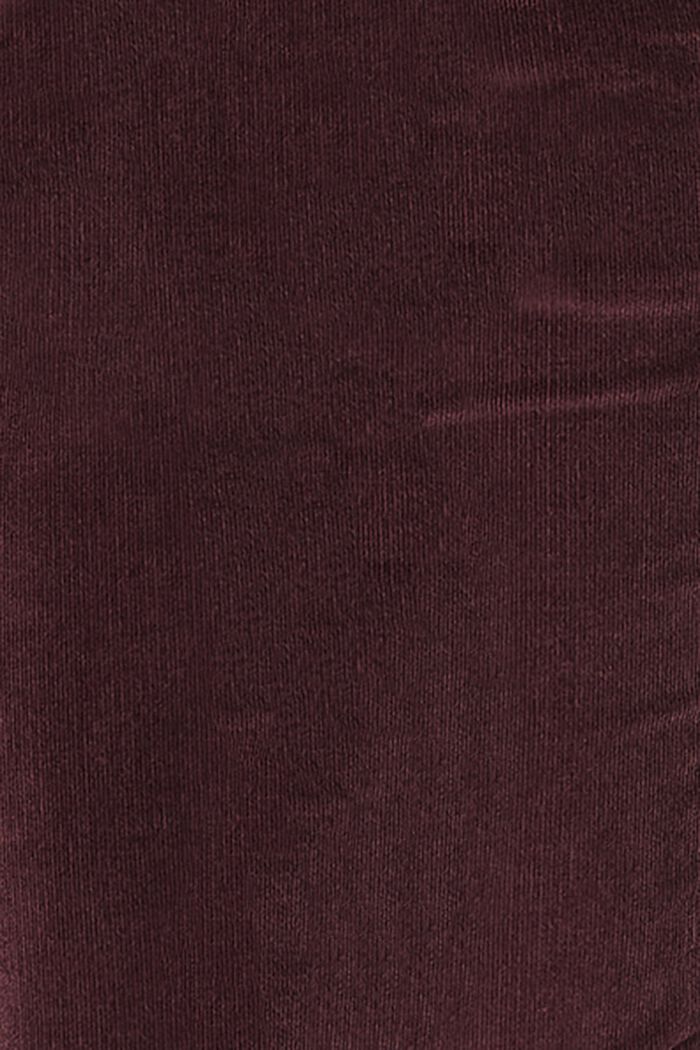 Cordhose aus Baumwoll-Stretch mit Überbauchbund, COFFEE, detail image number 1