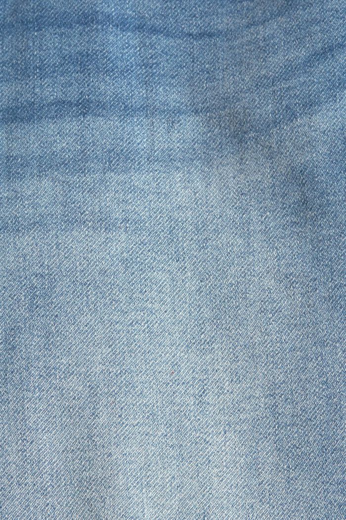 Stretch-Jeans aus Bio-Baumwoll-Mix, BLUE LIGHT WASHED, detail image number 4
