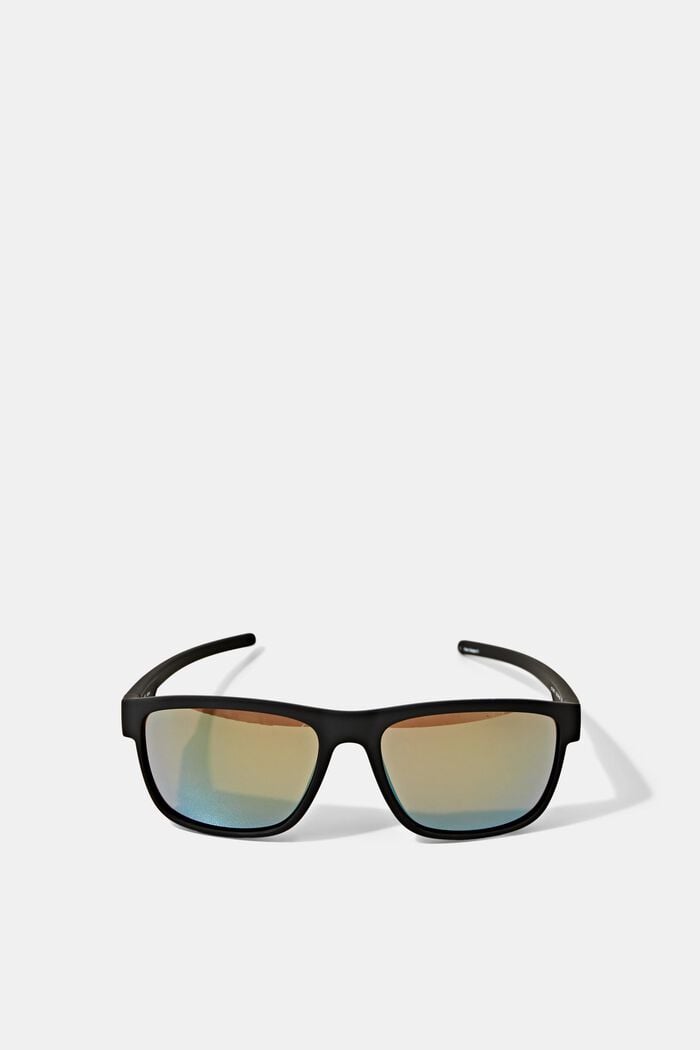 Sport-Sonnenbrille mit mattem Gestell, BLACK, detail image number 0