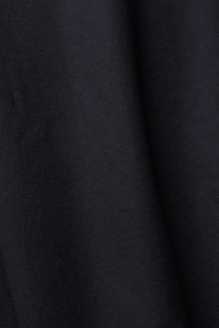 CURVY T-Shirt mit V-Ausschnitt, BLACK, detail image number 4