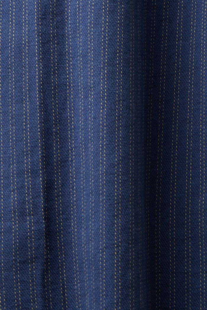 Baumwollflanell-Hemd mit Nadelstreifen, GREY BLUE, detail image number 6