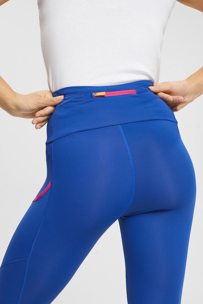 Sportleggings mit E-DRY-Finish, BRIGHT BLUE, detail image number 2