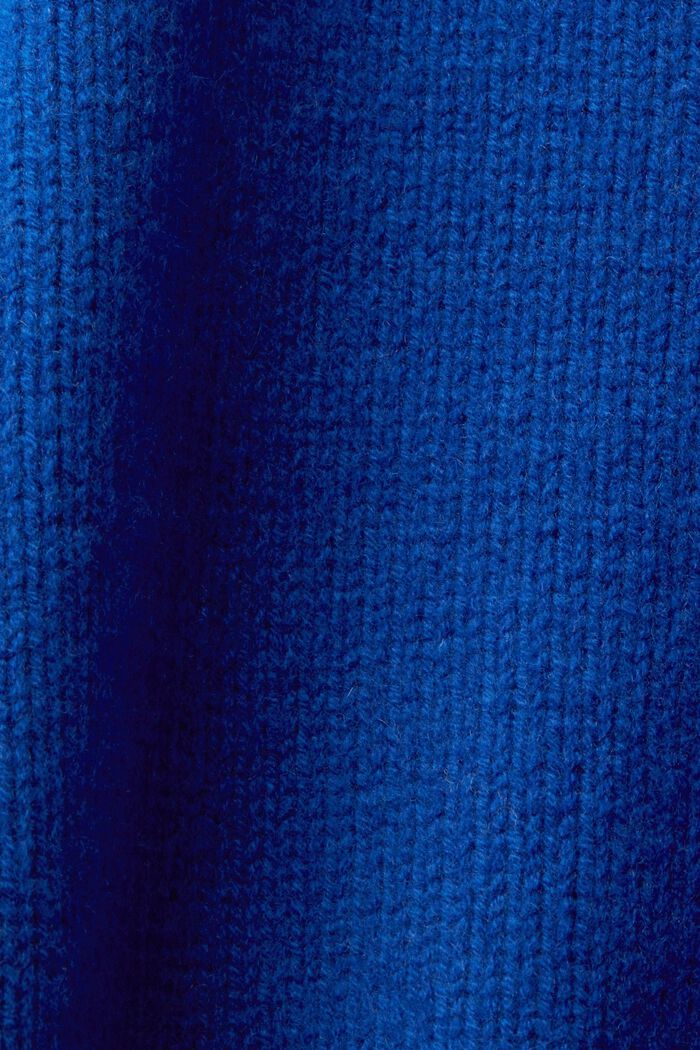 Grobstrickpullover aus Wolle-Kaschmir-Mix, BRIGHT BLUE, detail image number 6
