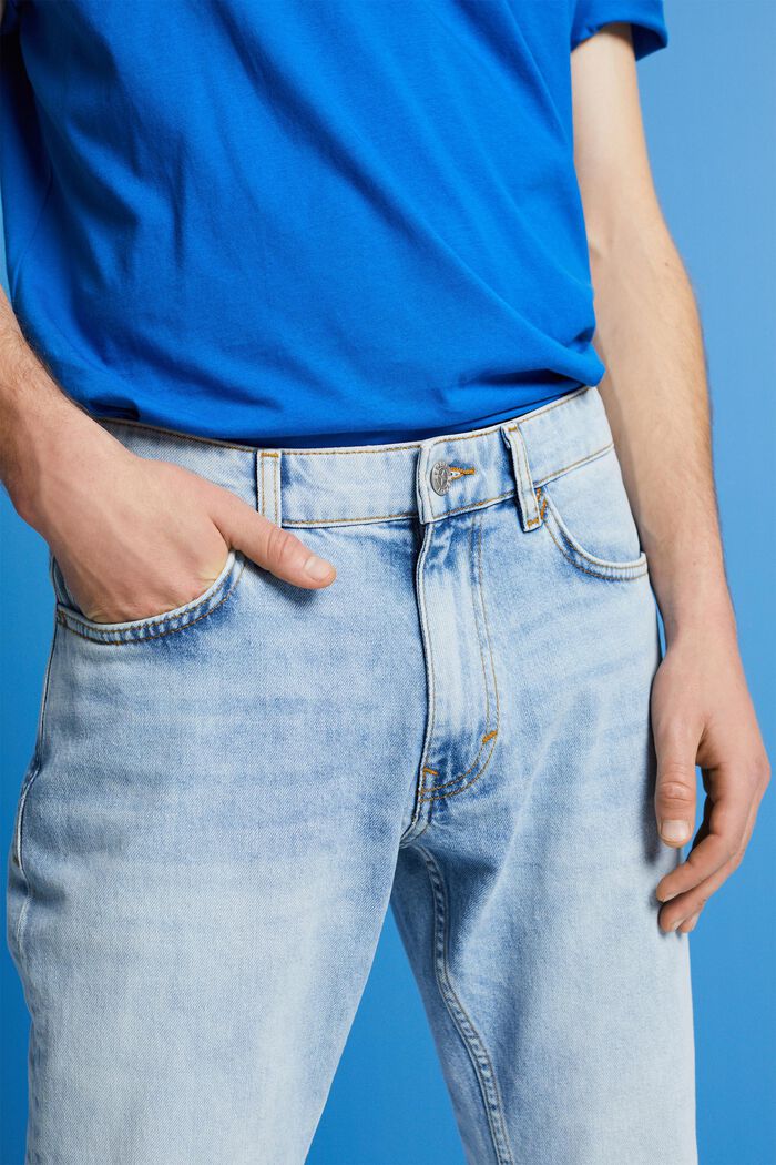 Lockere Stretch-Jeans, BLUE LIGHT WASHED, detail image number 2