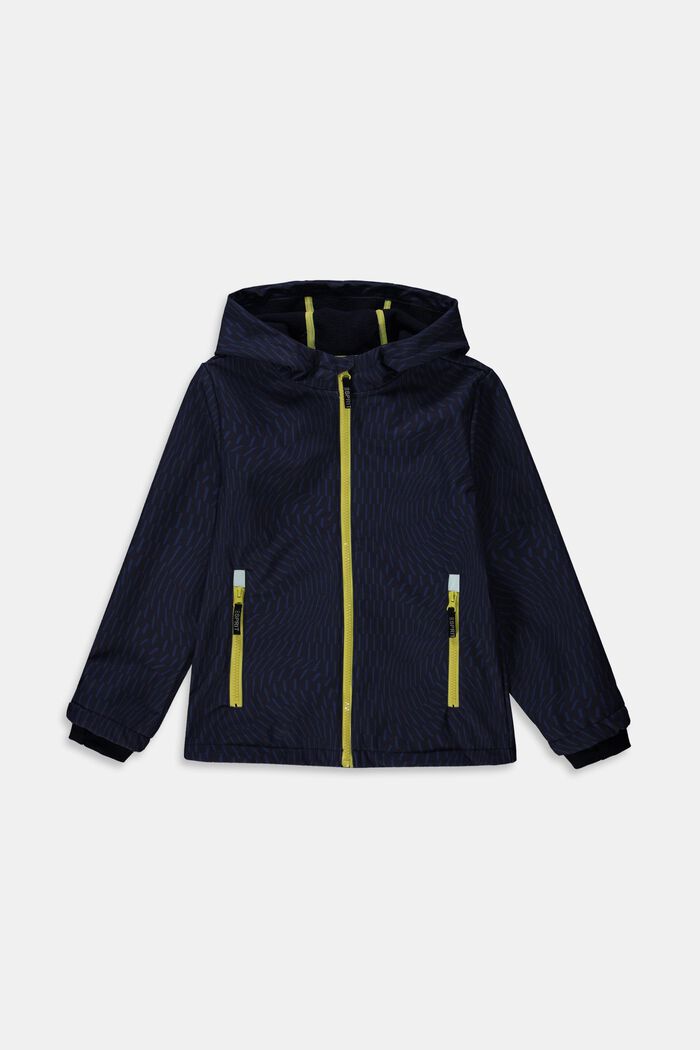 Jackets outdoor knitted, NAVY, overview
