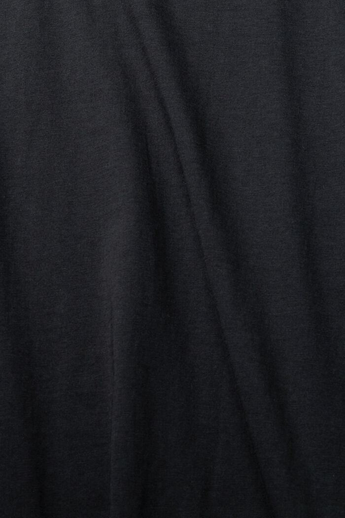 Jersey T-Shirt, 100% Baumwolle, BLACK, detail image number 5