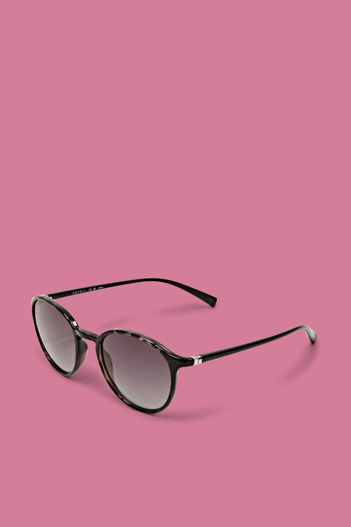 Runde Sonnenbrille mit Kunststoffrahmen, GREY, detail image number 2