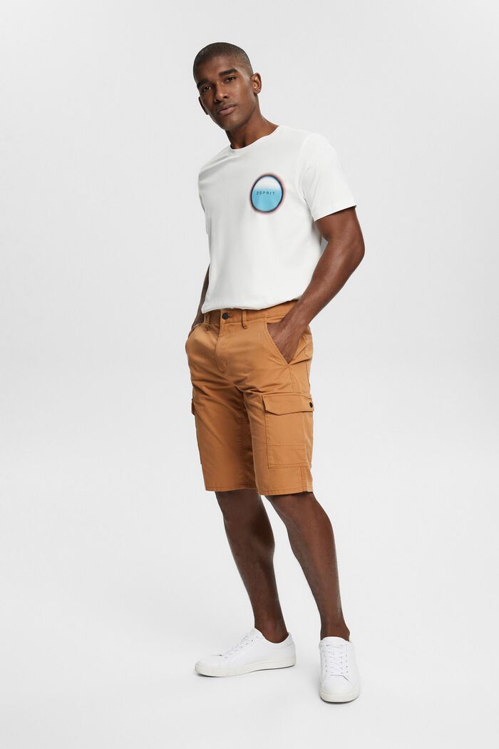 Jersey-T-Shirt mit Print, OFF WHITE, detail image number 5