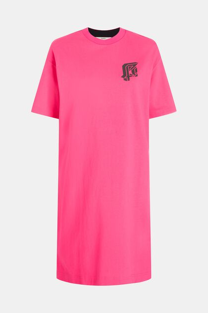 Neon Pop T-Shirt-Kleid, PINK, overview
