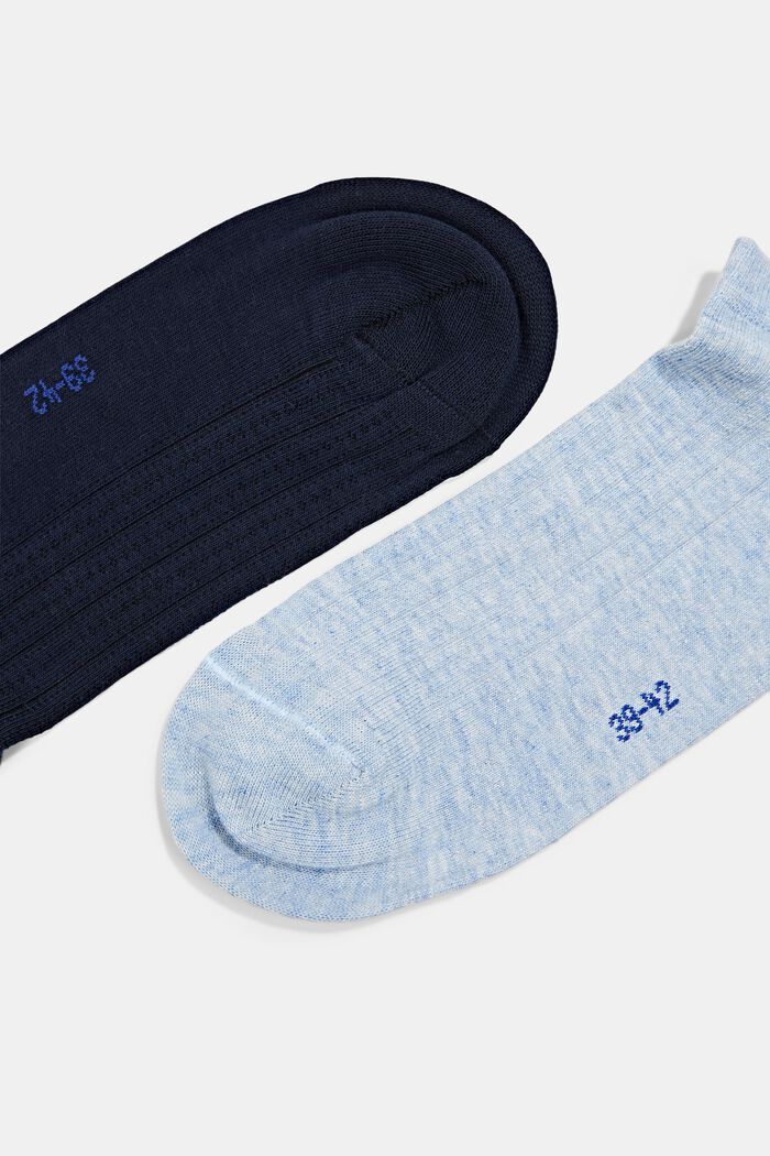 Sneaker socks, NAVY/BLUE, detail image number 1
