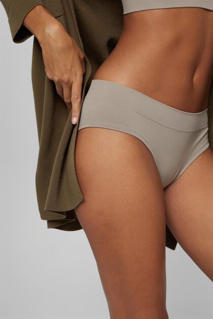 Recycelt: Hipster Shorts mit Soft-Komfort, LIGHT TAUPE, overview