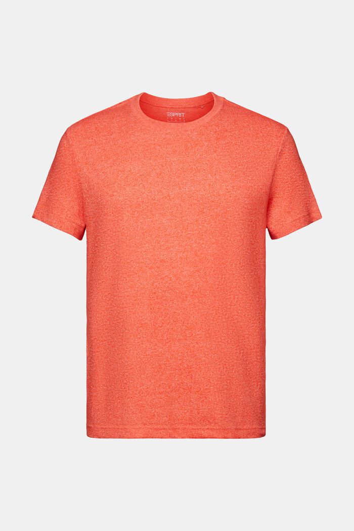 Meliertes T-Shirt, BRIGHT ORANGE, detail image number 5
