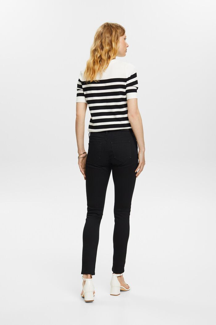 Skinny Jeans mit mittlerer Bundhöhe, BLACK RINSE, detail image number 2