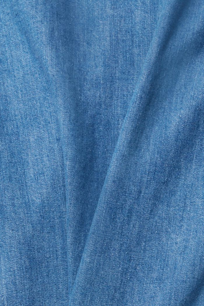 Jeansbluse aus Denim, BLUE MEDIUM WASHED, detail image number 1