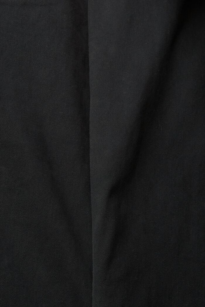 Chino aus Baumwolle, BLACK, detail image number 1