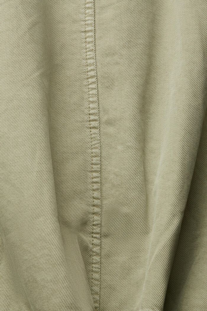 CURVY Mit TENCEL™: kurze Jacke, LIGHT KHAKI, detail image number 4