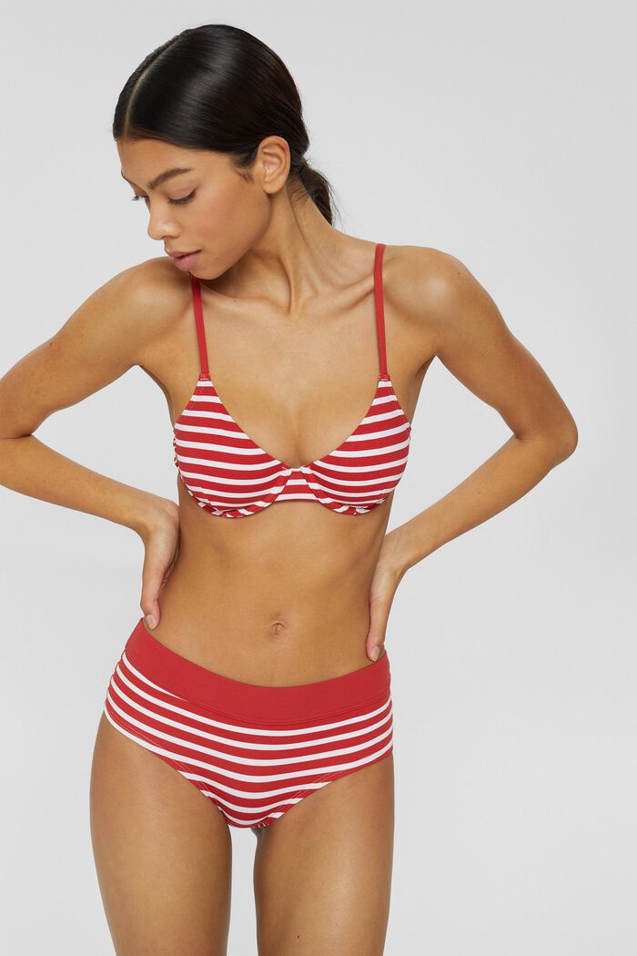 Women Bikini-Oberteile | Recycelt: Bügel-Top mit Streifen - VF25139