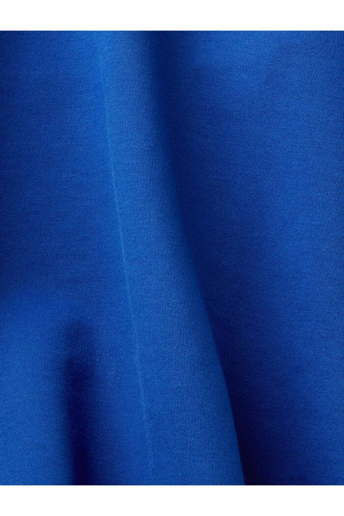 Sweathoodie mit weichem Griff, Bio-Baumwoll-Mix, BRIGHT BLUE, detail image number 4