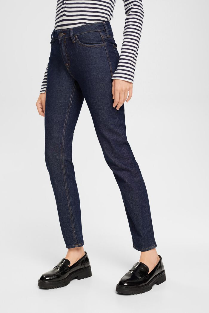 Elastische Slim-Fit Jeans, BLUE RINSE, detail image number 1
