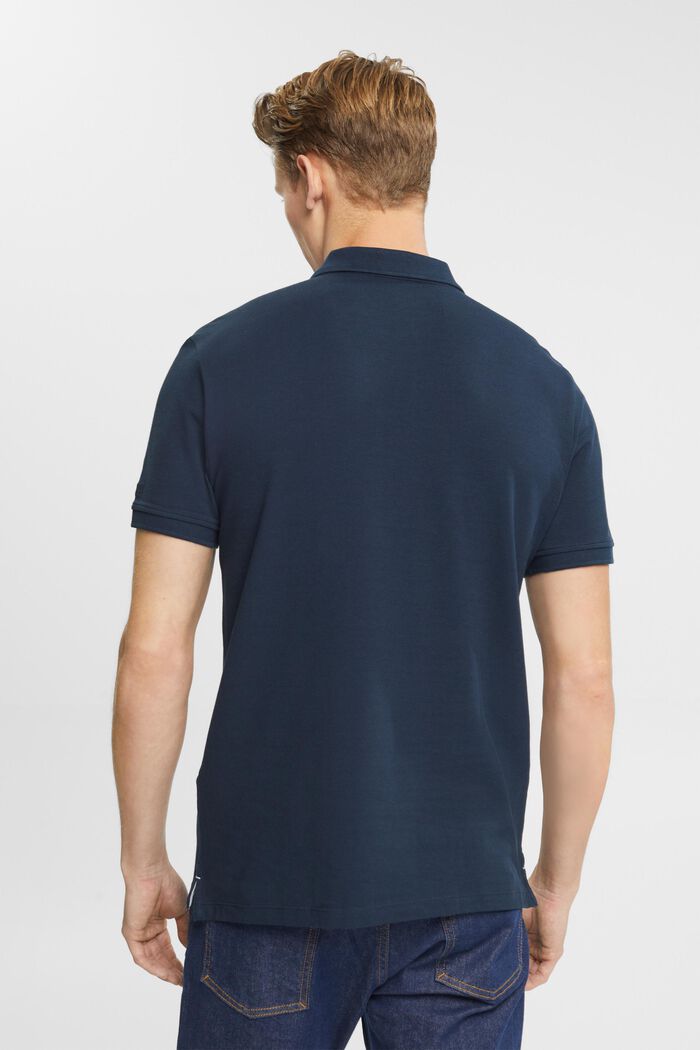 Slim Fit Poloshirt, NAVY, detail image number 3