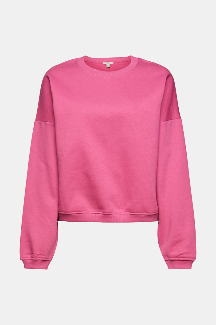 Cropped Sweatshirt mit Bio-Baumwolle, PINK, detail image number 5
