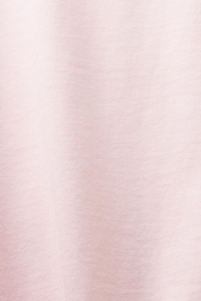 Unisex-T-Shirt aus Pima-Baumwolle mit Print, PASTEL PINK, detail image number 7