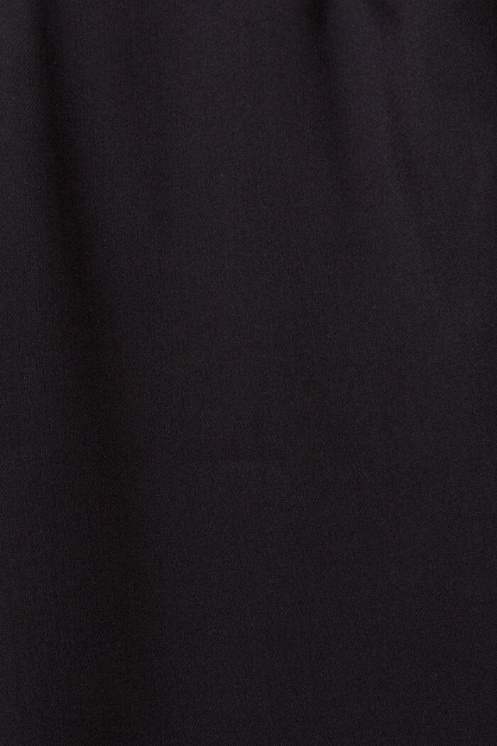High-Rise-Culotte mit Bundfalten, BLACK, detail image number 7