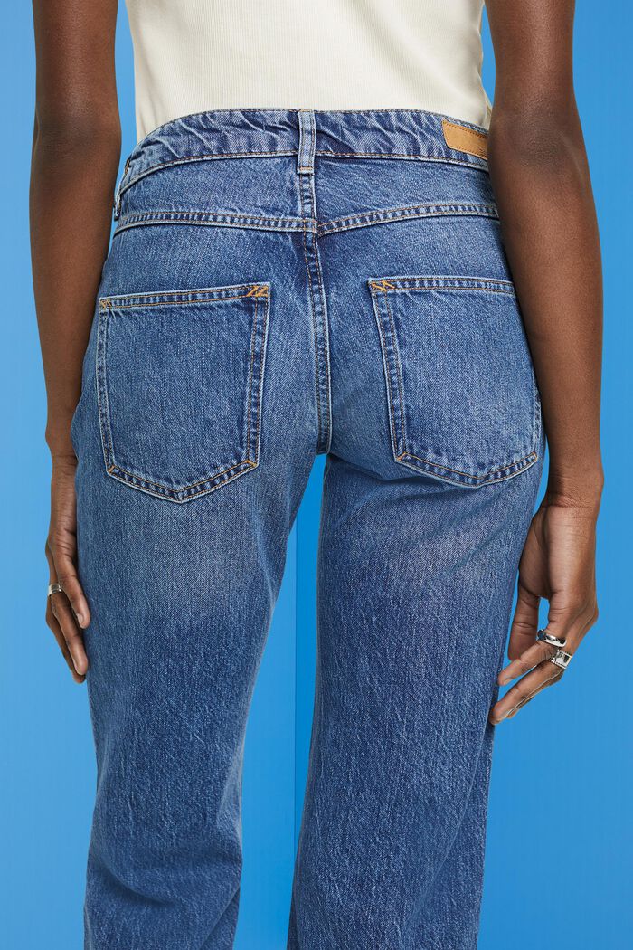 Ausgestellte Retro-Jeans mit mittelhohem Bund, BLUE DARK WASHED, detail image number 2