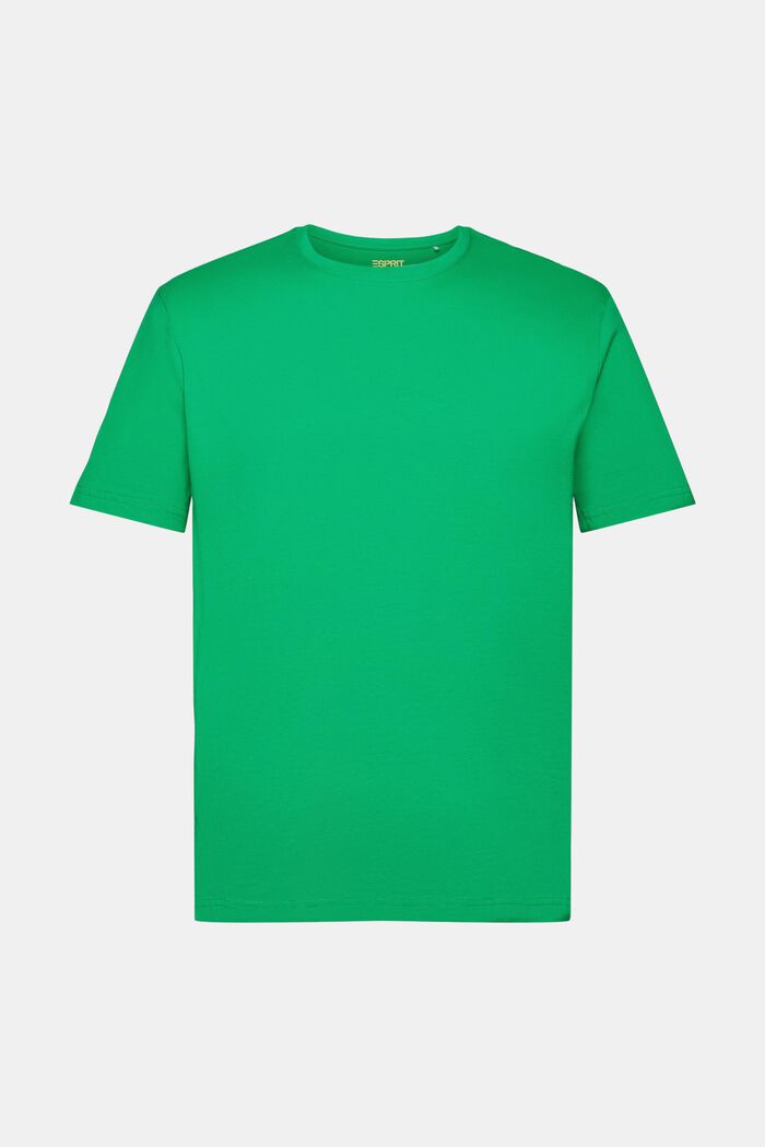 Kurzärmliges T-Shirt mit Rundhalsausschnitt, GREEN, detail image number 5