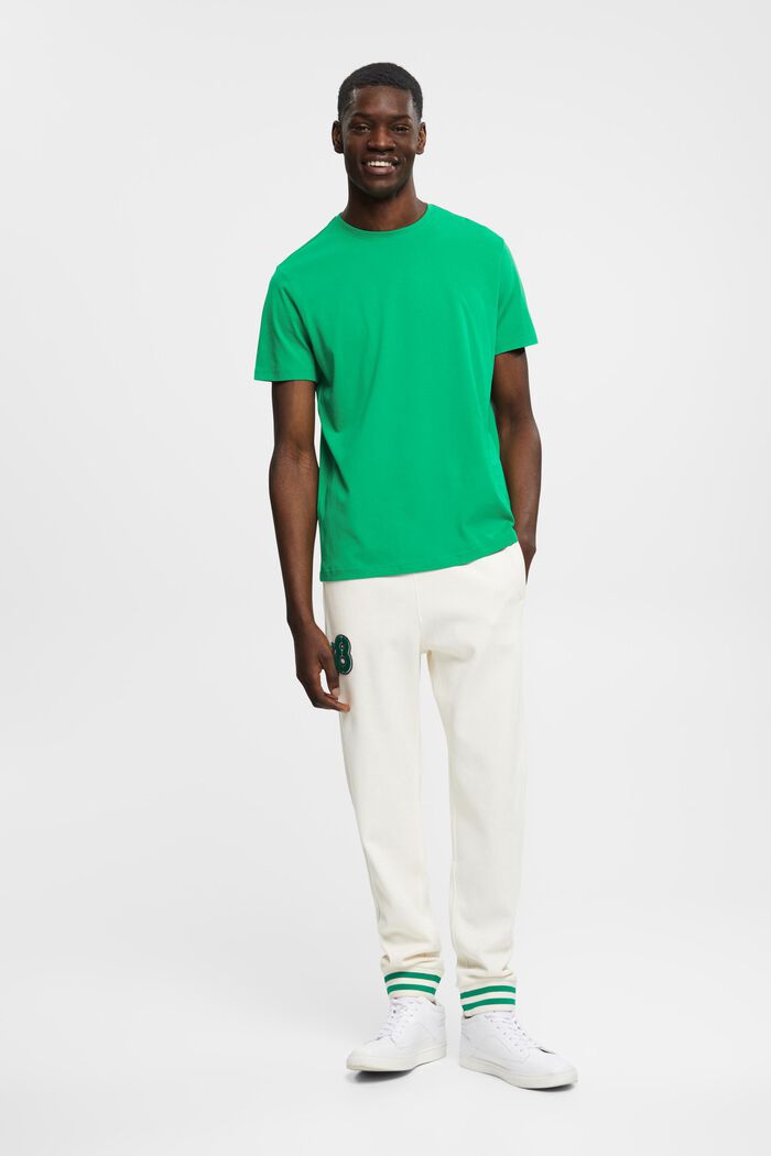 Pima-Baumwoll-T-Shirt im Slim Fit, GREEN, detail image number 4