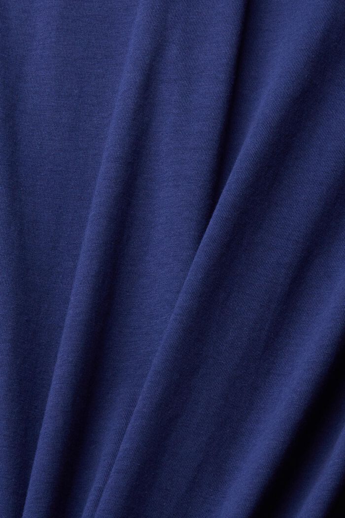 Jersey-T-Shirt mit Print, DARK BLUE, detail image number 5