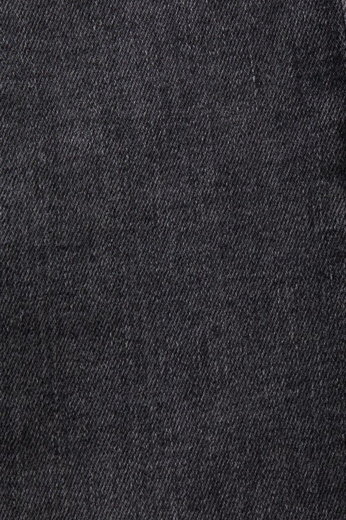 Schmale Jeans mit mittlerer Bundhöhe, BLACK DARK WASHED, detail image number 6