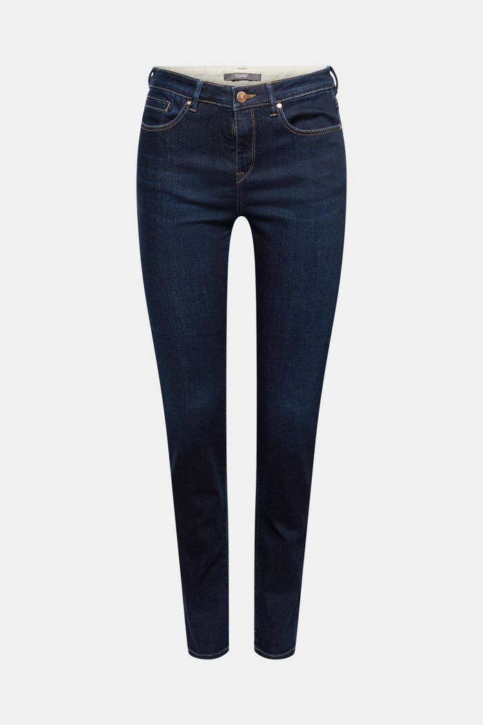 Stretch-Jeans mit Organic Cotton, BLUE DARK WASHED, detail image number 5