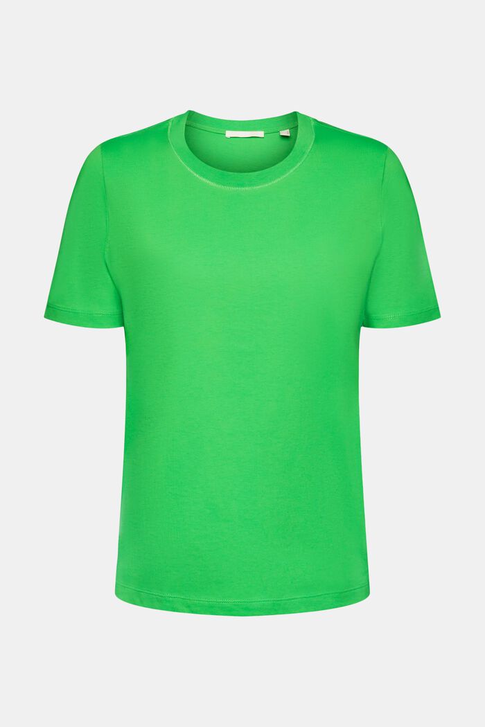 Unifarbenes T-Shirt, GREEN, detail image number 6