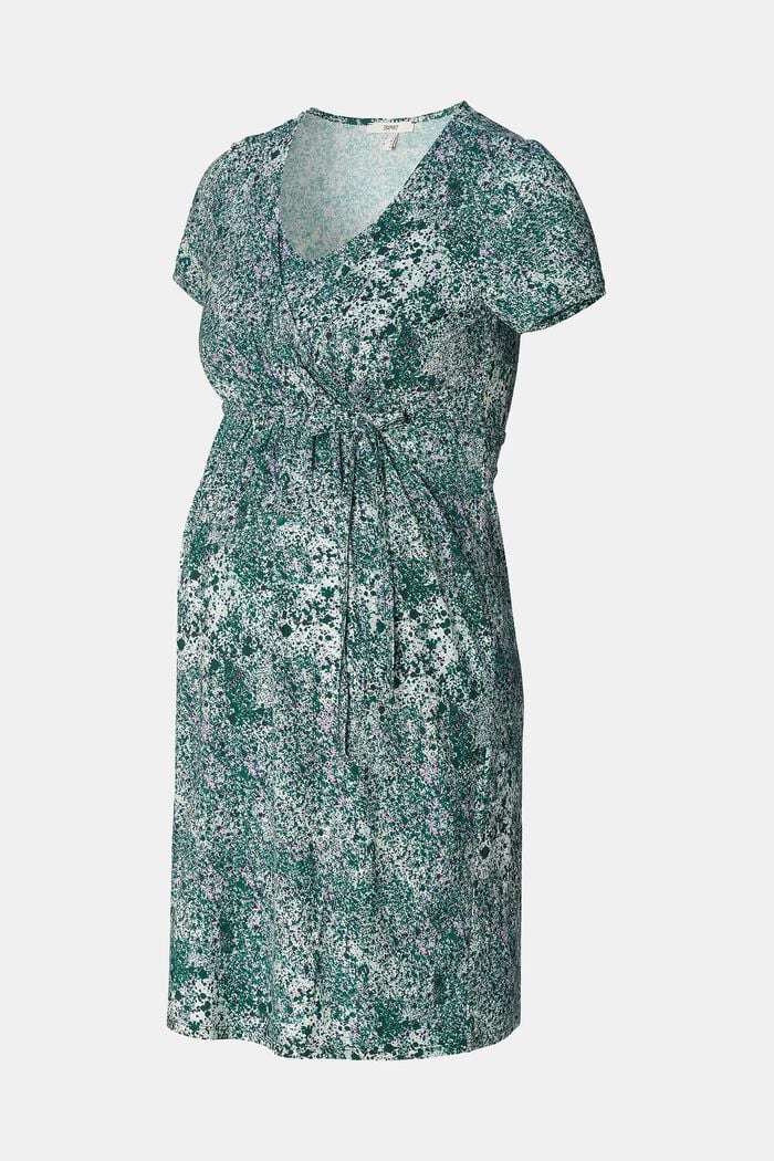Jerseykleid mit Allover-Print, PASTEL BLUE, detail image number 6