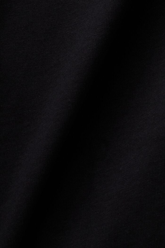 Bedrucktes Jersey-T-Shirt, 100 % Baumwolle, BLACK, detail image number 5