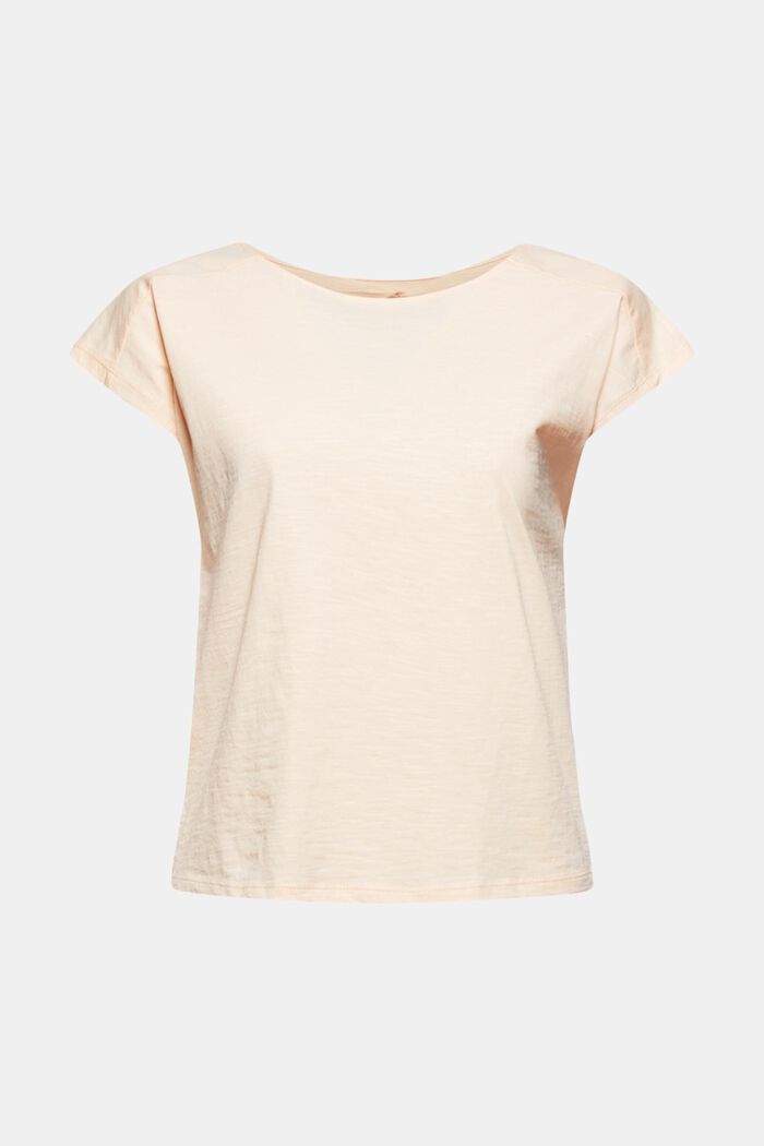 T-Shirt mit Cut-Out, Organic Cotton, NUDE, overview