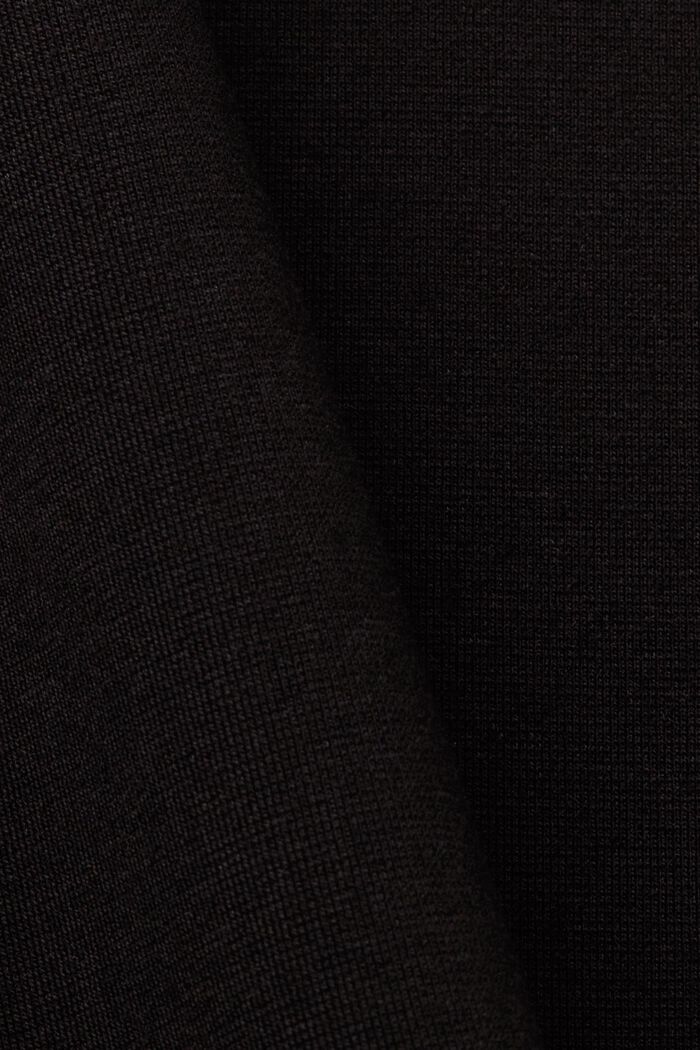 T-Shirt-Kleid aus Jersey, BLACK, detail image number 6