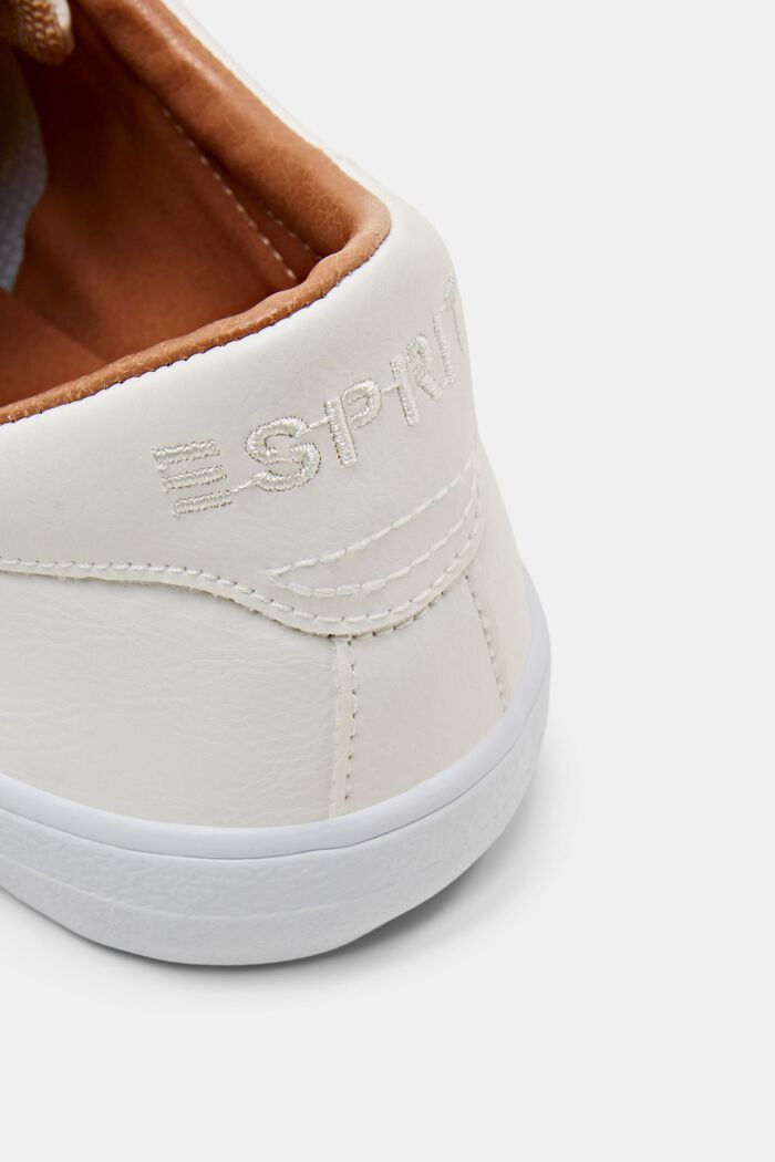 Sneaker in Leder-Optik, OFF WHITE, detail image number 3
