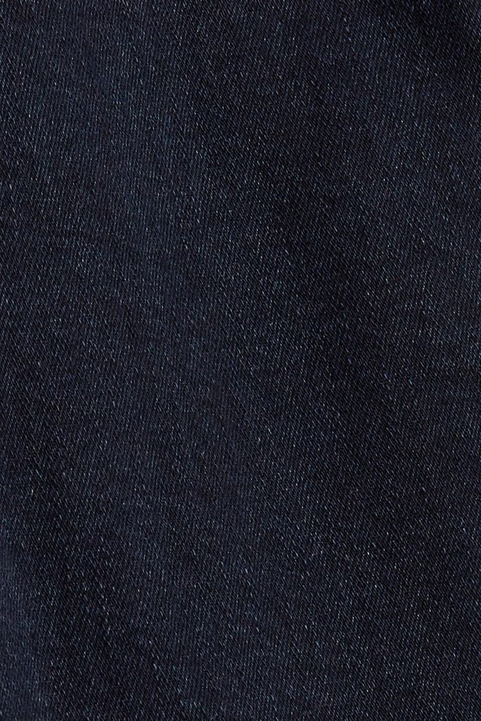 Jeans mit hohem Bund aus Bio-Baumwolle, BLUE BLACK, detail image number 4