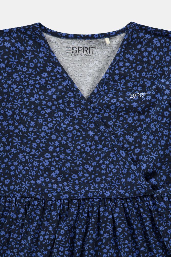 Midi-Kleid mit Allover-Print, BLUE LAVENDER, detail image number 2