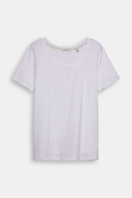 CURVY T-Shirt, WHITE, overview