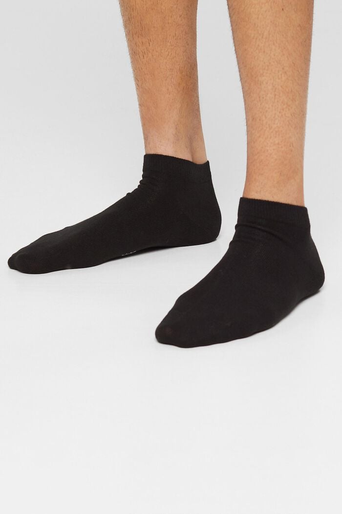 10er-Pack Sneaker-Socken aus Baumwoll-Mix, BLACK, detail image number 2