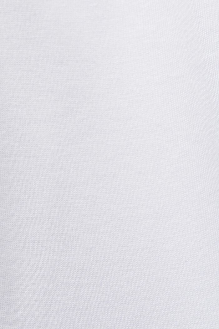 CURVY T-Shirt mit V-Ausschnitt, TENCEL™, WHITE, detail image number 5