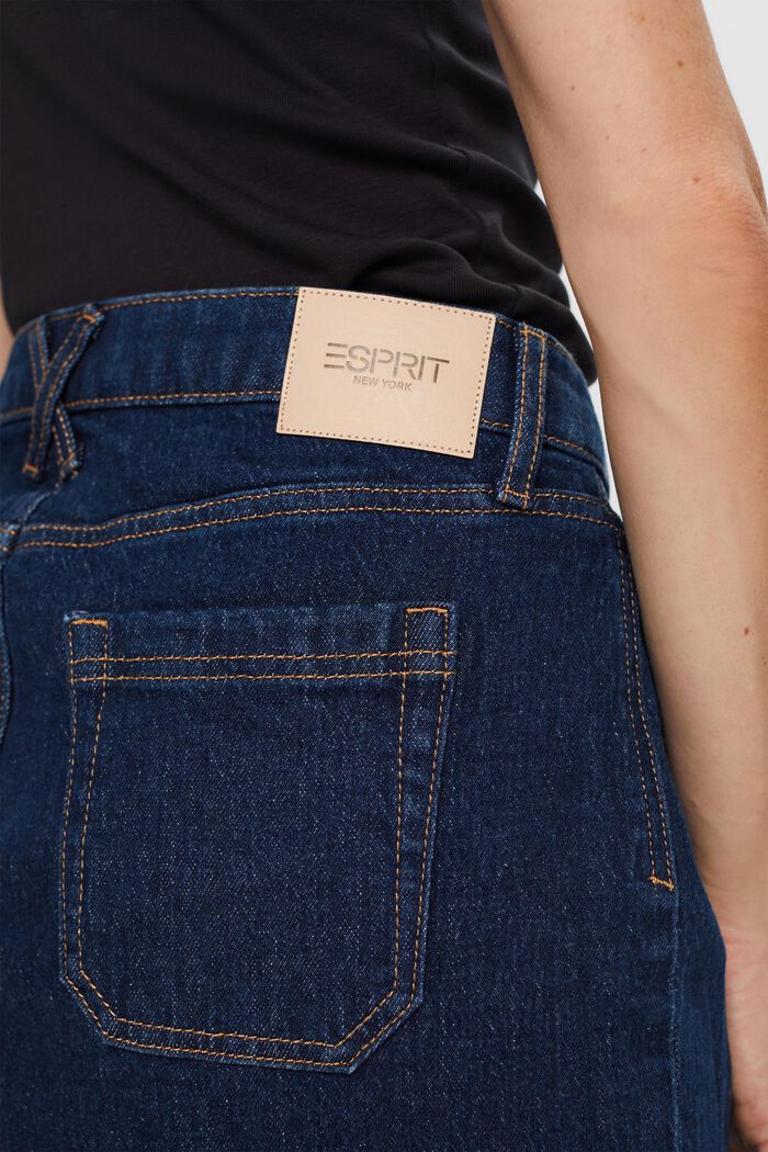Recycelt: Jeans-Minirock, BLUE LIGHT WASHED, detail image number 4